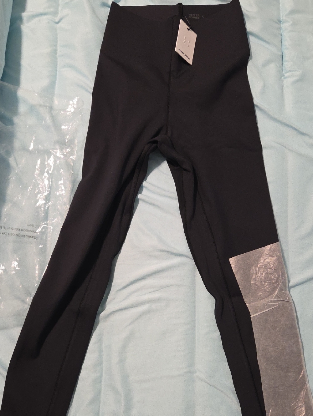 Black BETTER BODIES Sleek Tight Leggjngs